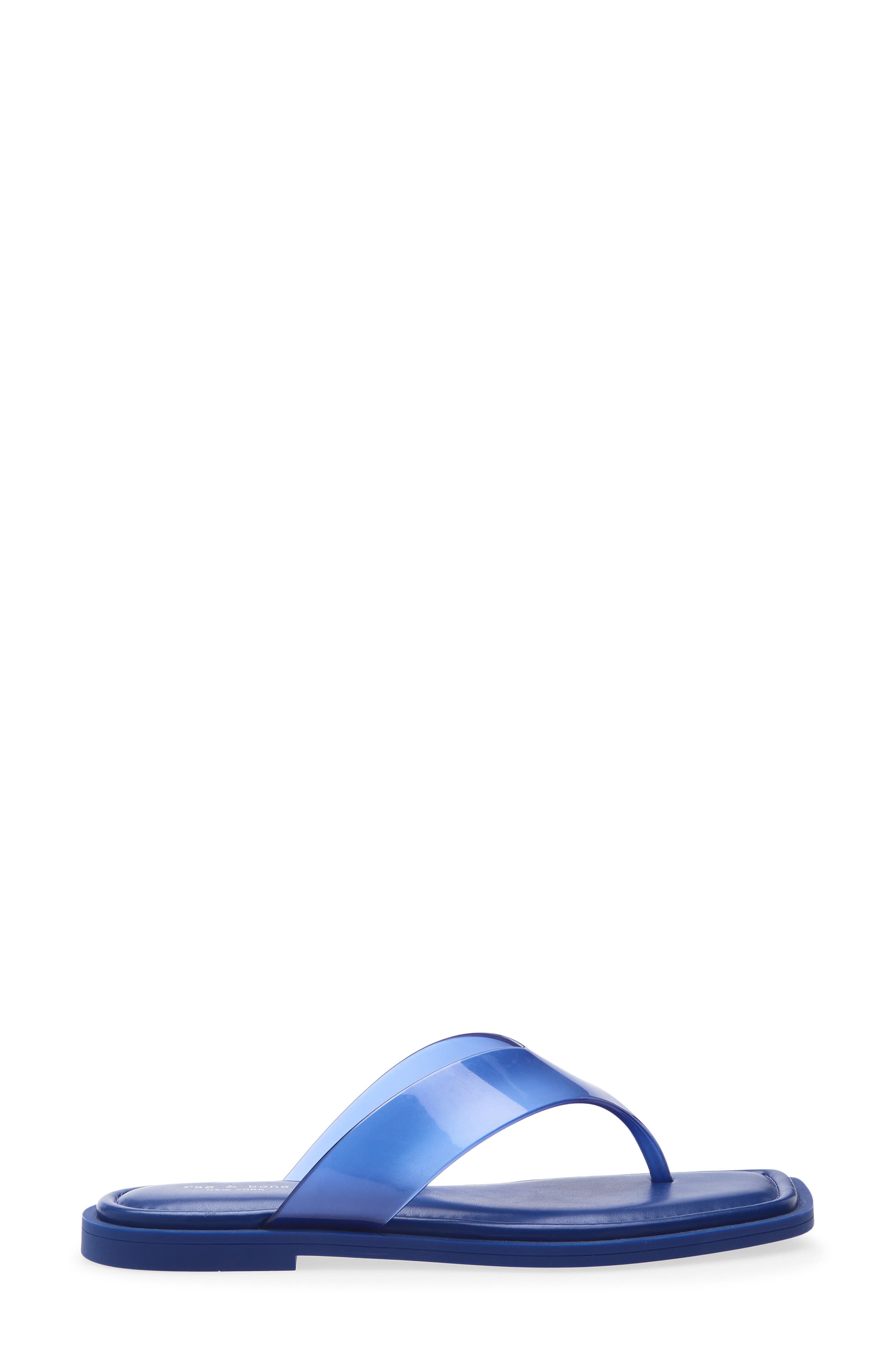 Gracie Jelly Flip Flop, Alternate, color, DEEP BLUE