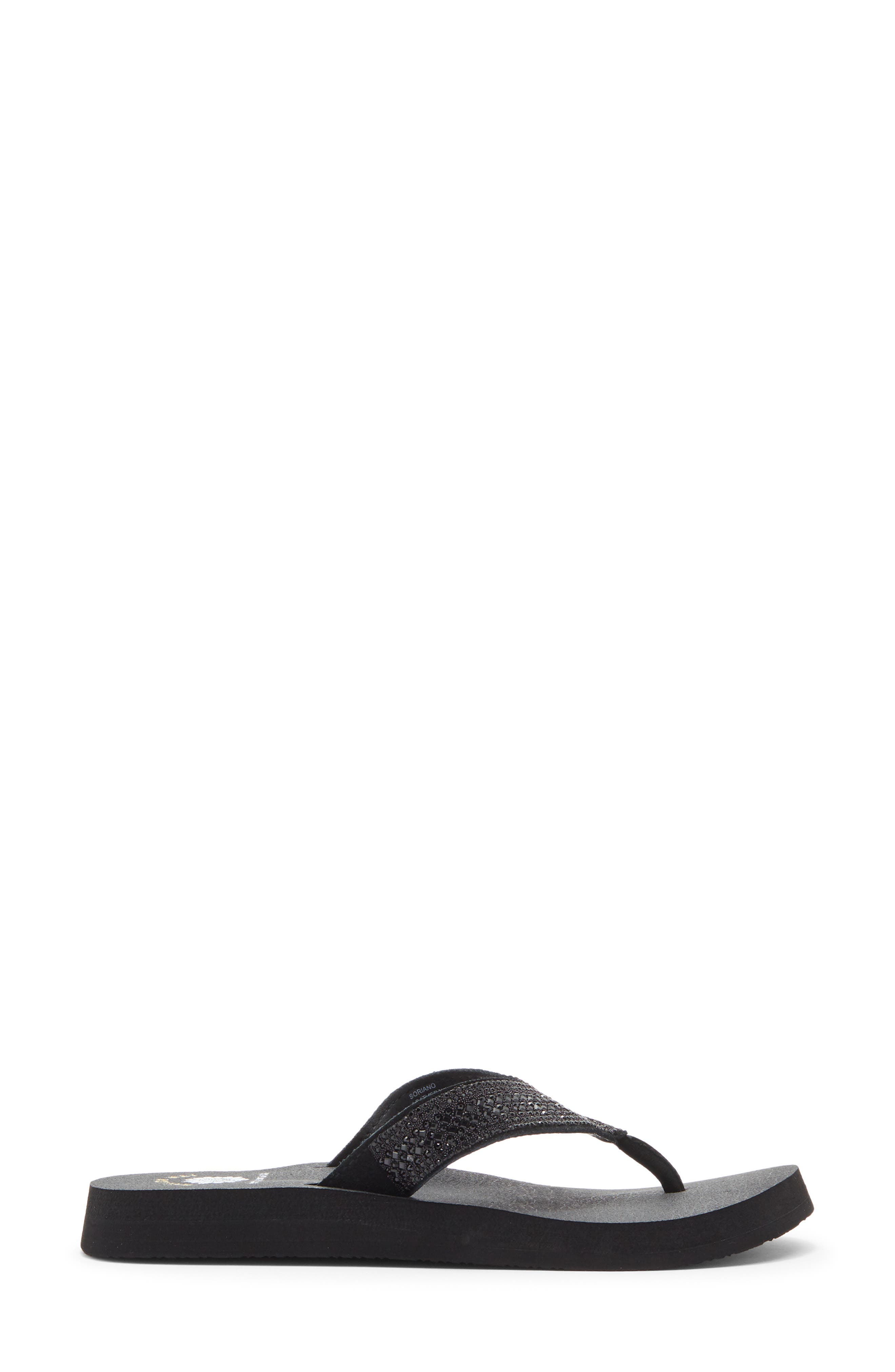 Yellow Box Premium Soriano Flip Flop Sandal, Alternate, color, Black