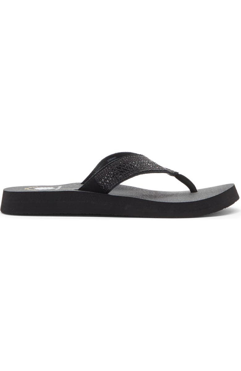 Yellow Box Premium Soriano Flip Flop Sandal, Alternate, color, Black