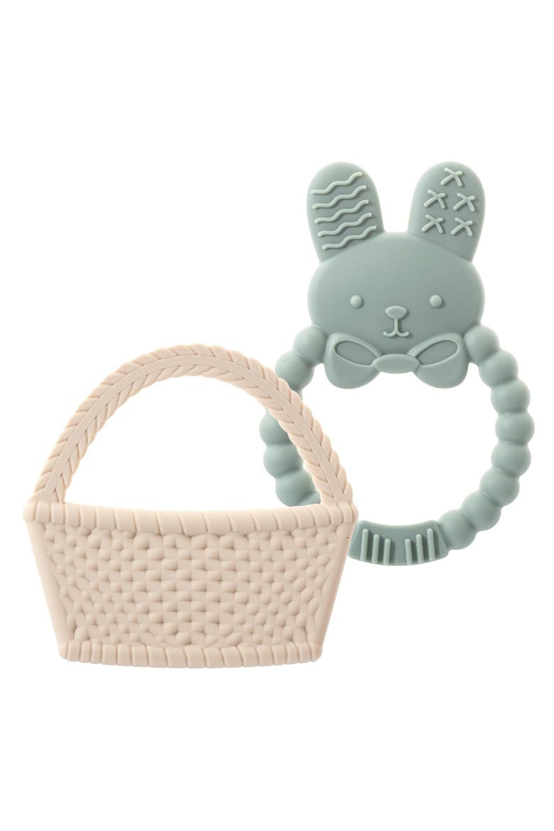Easter Silicone Baby Teether Set Cute Gift Toys 5-Piece, Main, color, 2 Pack