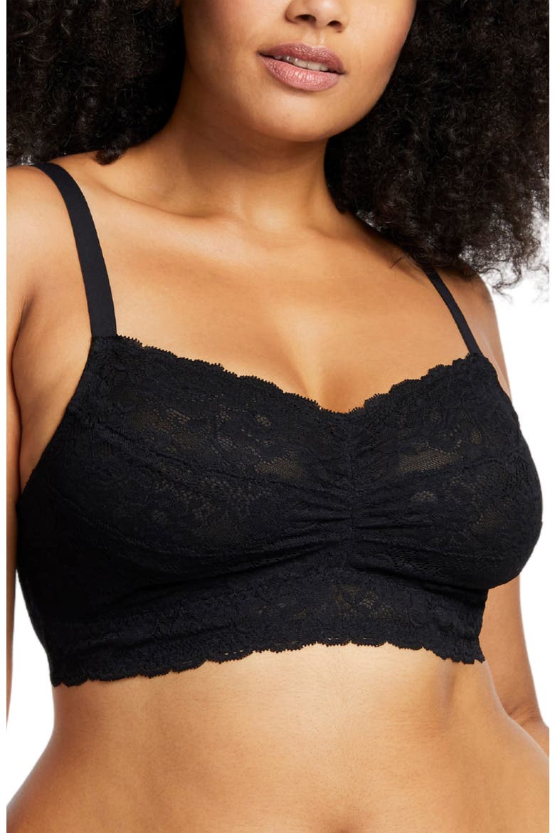 Lace Bralette, Alternate, color, BLACK