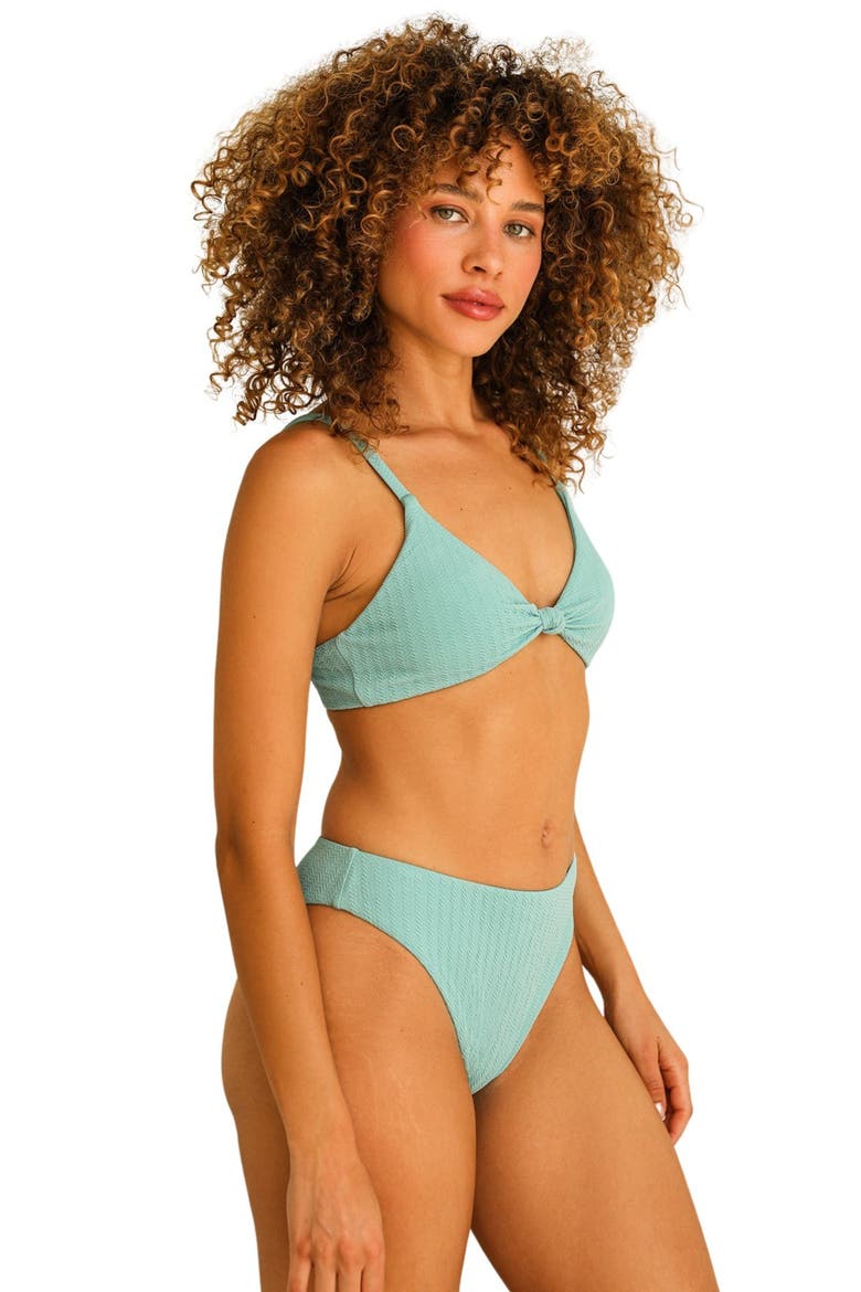 Seashore High Waist Cheeky Bikini Bottom, Alternate, color, Surf Rider