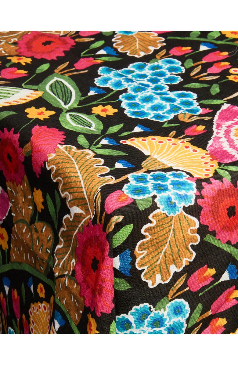 La DoubleJ Medium Tablecloth (180X280) Colombo Black Multicolor, Alternate, color, Colombo Black Multicolor