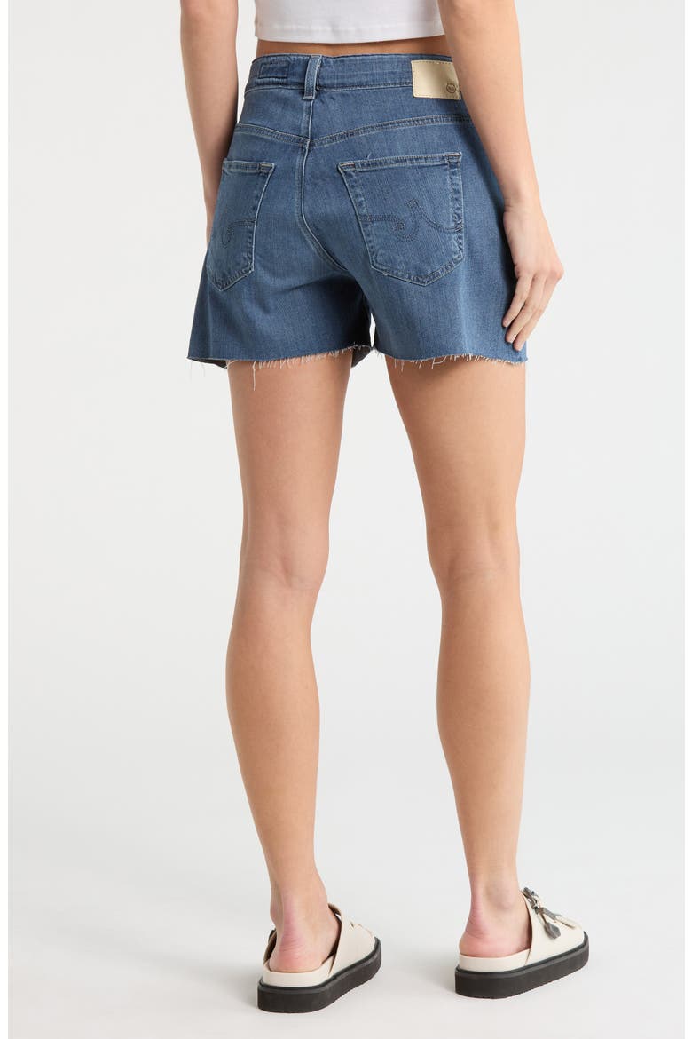 Relaxed Denim Shorts, Alternate, color, BAY BOUND
