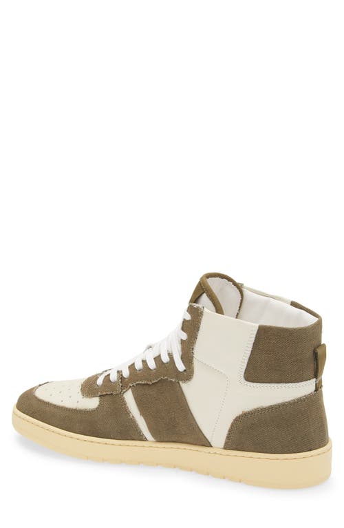 Collegium Pillar Destroyer High Top Sneaker In Green