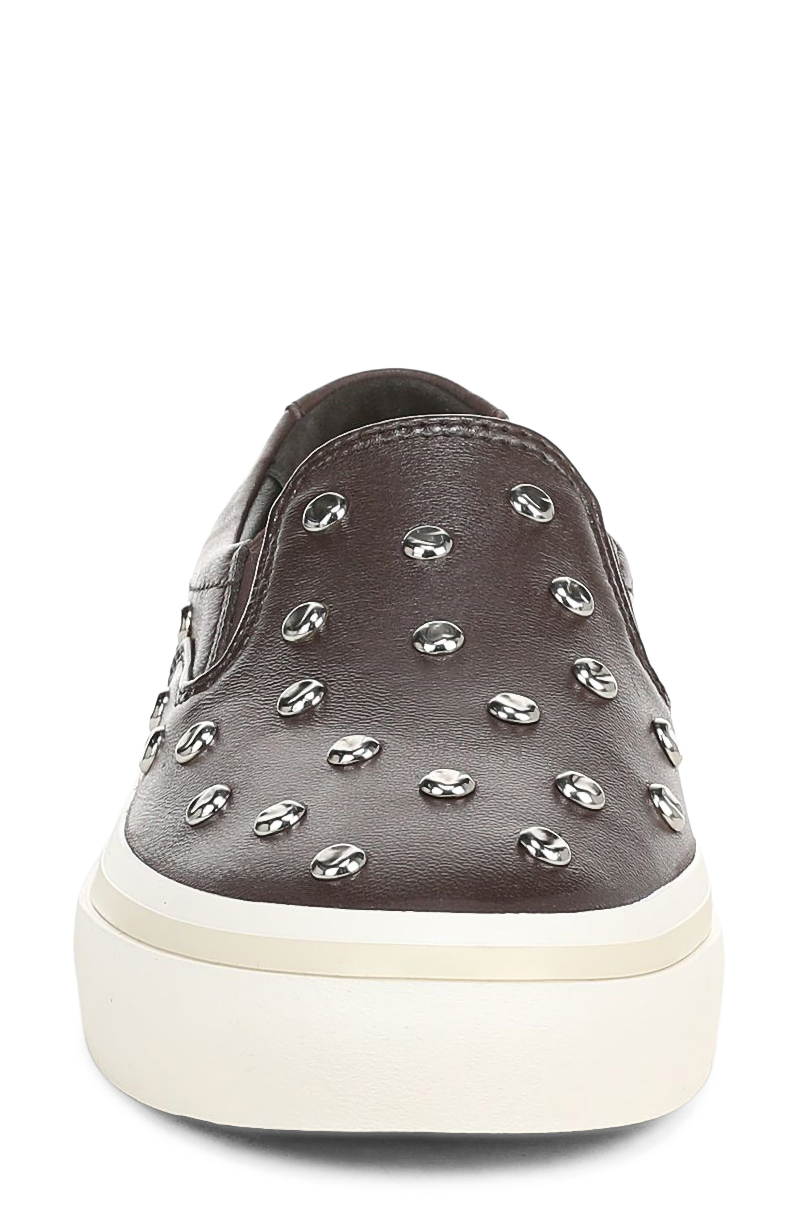 Blair Studded Slip On Sneaker, Alternate, color, DARK GANACHE