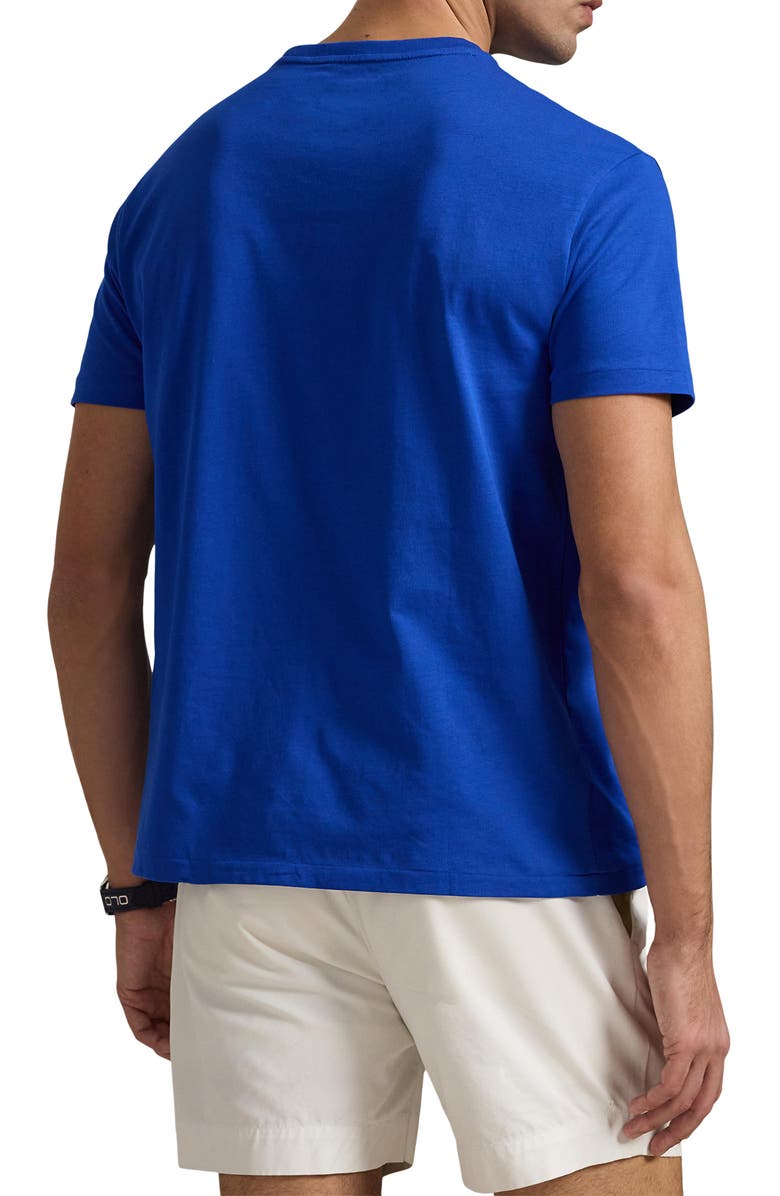 Polo Ralph Lauren Embroidered Short Sleeve Jersey T-Shirt, Alternate, color, 