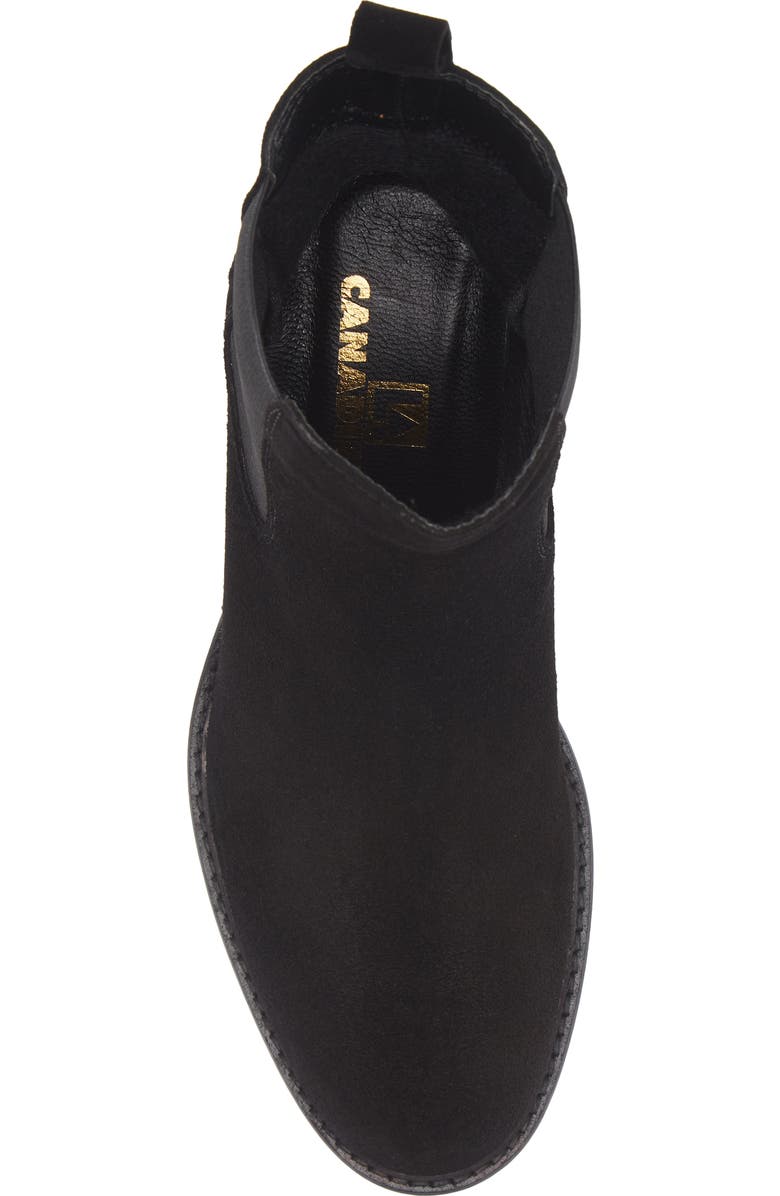 La Canadienne Lively Waterproof Block Heel Bootie, Alternate, color, Black