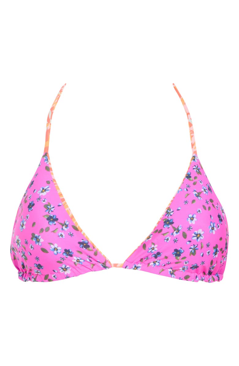 Maaji Balmy Reversible Bikini Top, Alternate, color, Pink