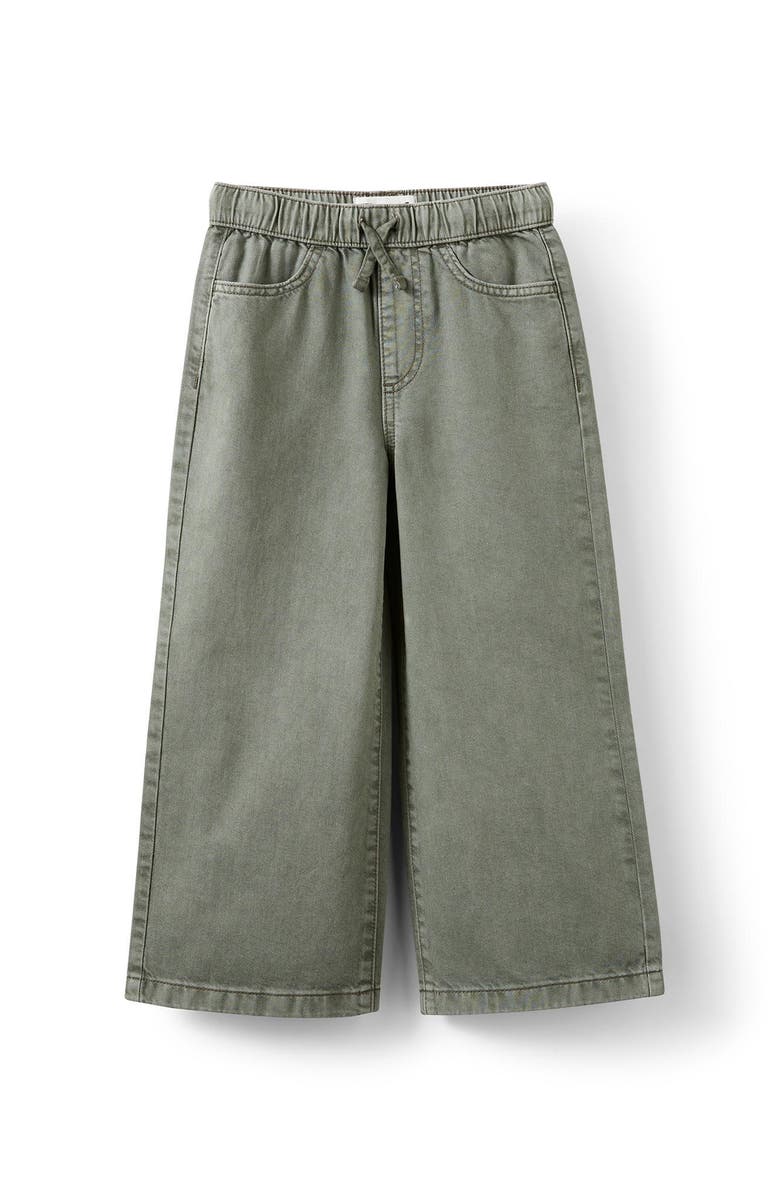 Cotton On Kids Kid's Kaity Wide Leg Jean, Main, color, Mission Green