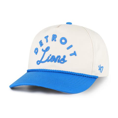 Women's '47 Natural Detroit Lions Rope Script Hitch Adjustable Hat