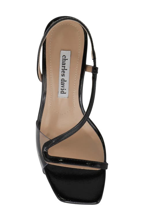 Charles David Rochelle Slingback Sandal In Black-pt