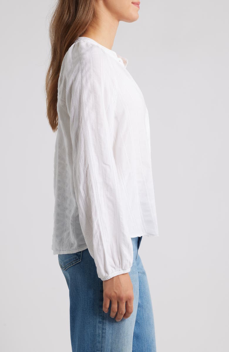 Cloth & Stone Hidden Placket Top, Alternate, color, White