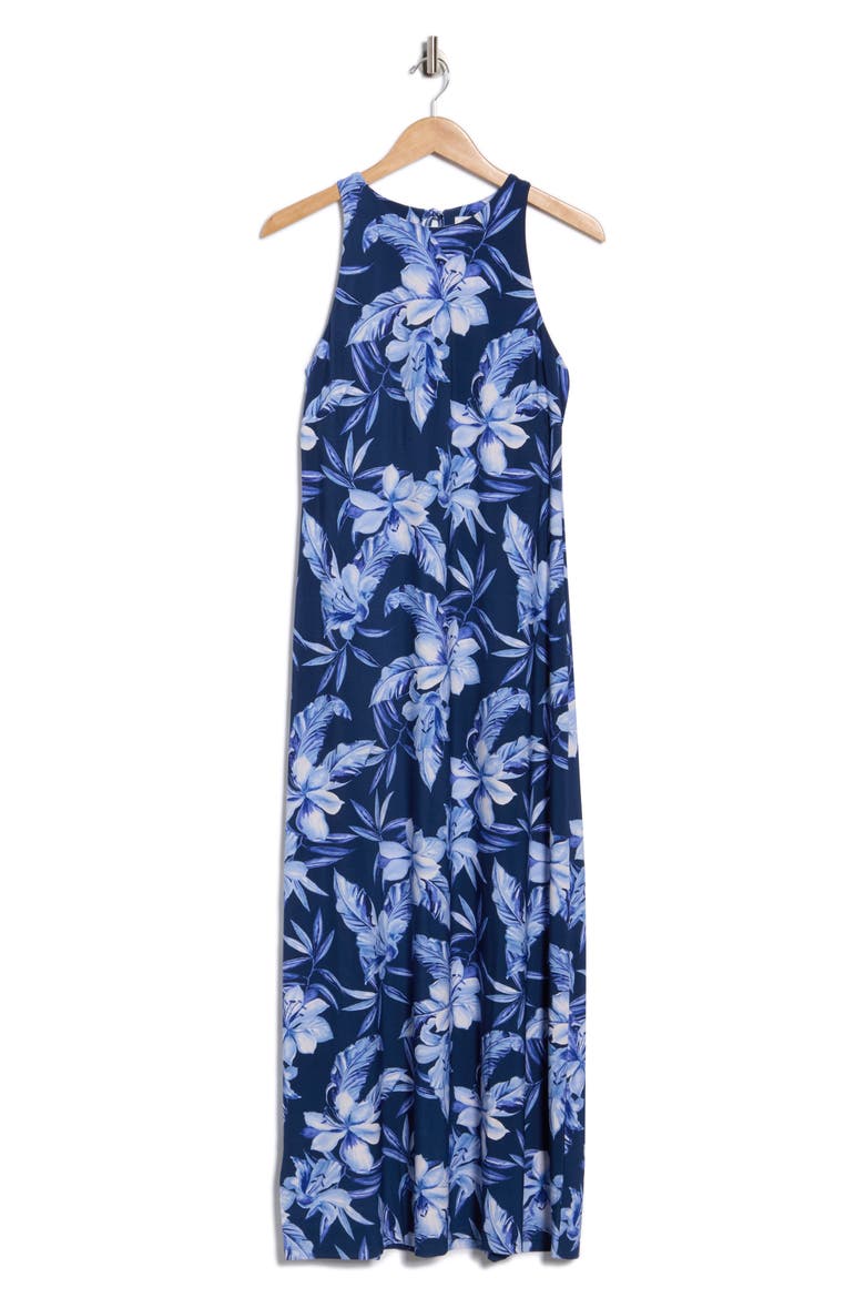 Jasmina Fleur Bay Maxi Dress, Alternate, color, ISLAND NAVY