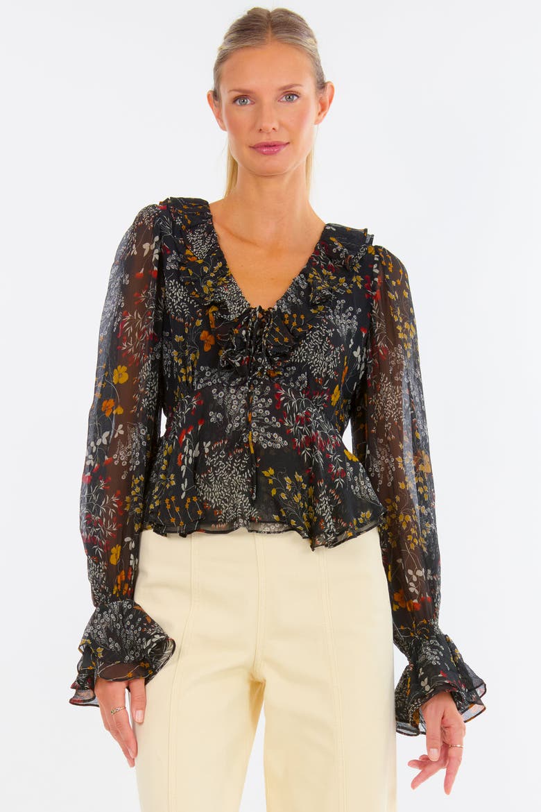 Neveah Top, Main, color, Wildflower