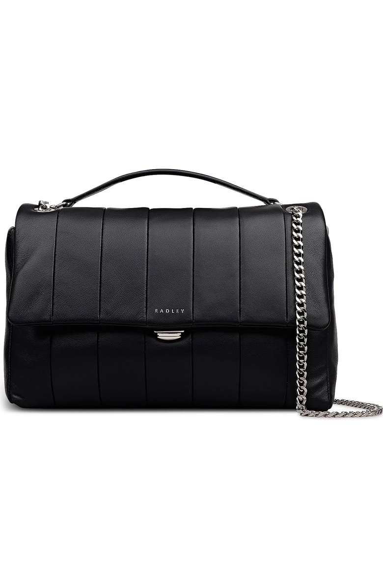 Radley Burton Way Flap Crossbody Bag, Main, color, Black