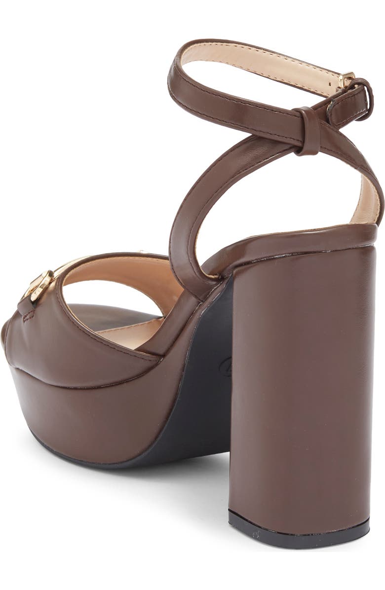 WILD DIVA LOUNGE Alice Platform Sandal, Alternate, color, Dark Brown