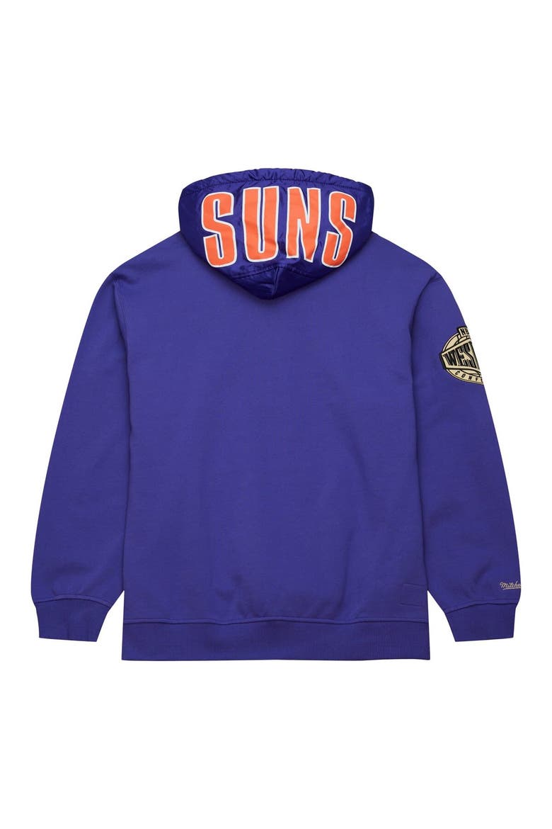 Men's Mitchell & Ness Purple Phoenix Suns  Team OG 2.0 Vintage Logo Fleece Pullover Hoodie, Alternate, color, Purple