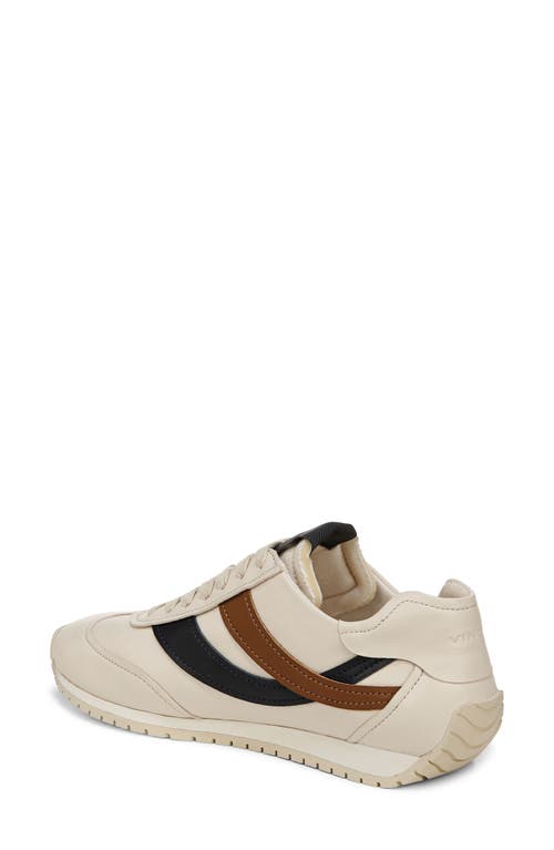 Shop Vince Oasis Runner Sneaker In Flax/elm Wood/blue Ink