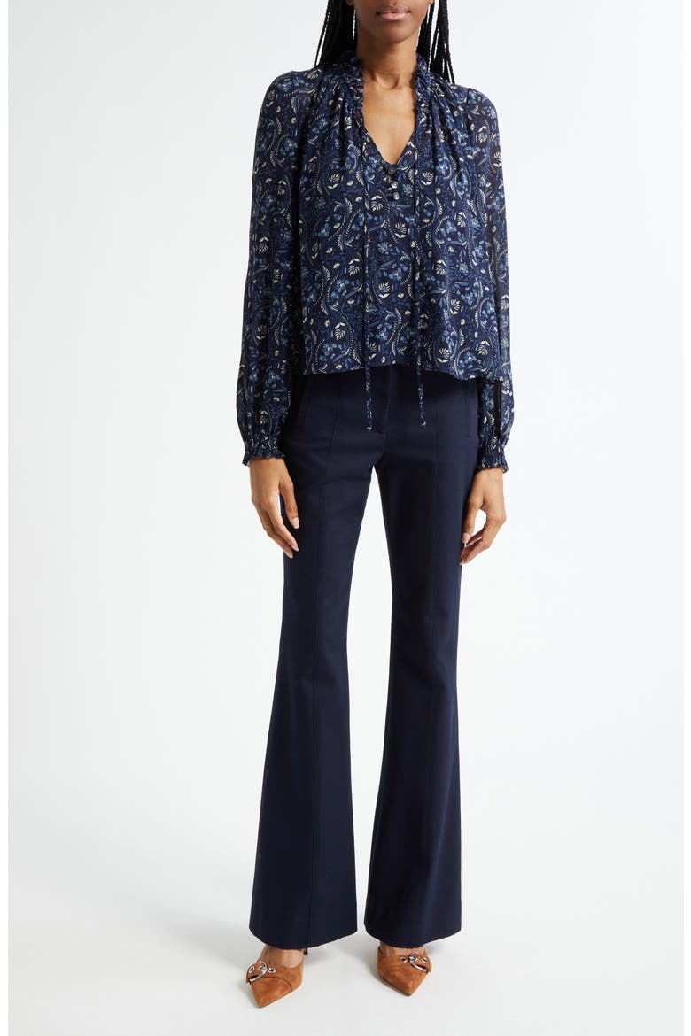 Hickory Floral Paisley Top, Alternate, color, NAVY MULTI