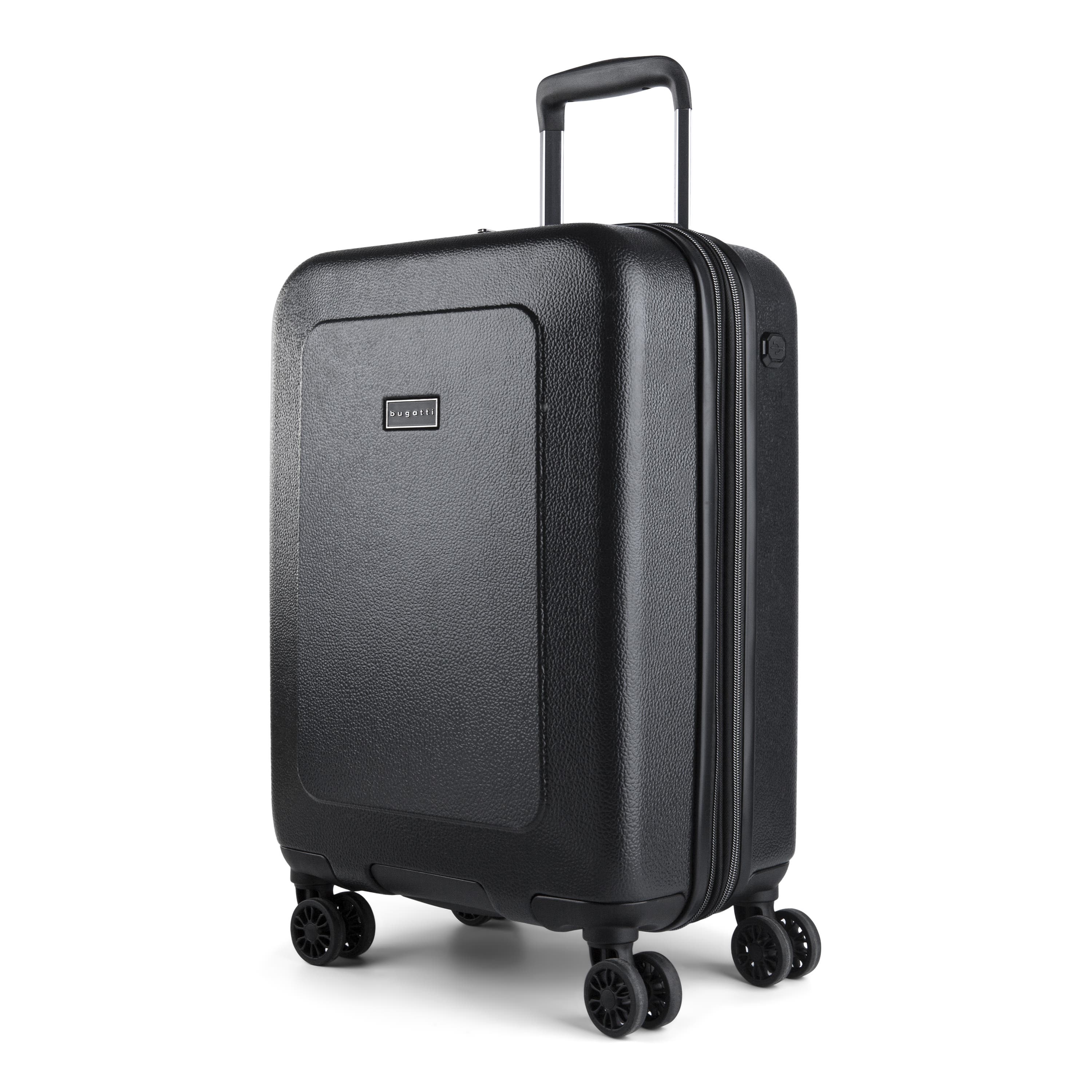 bugatti Milano Hardside Carry-on Luggage with Expansion, Alternate, color, Charcoal