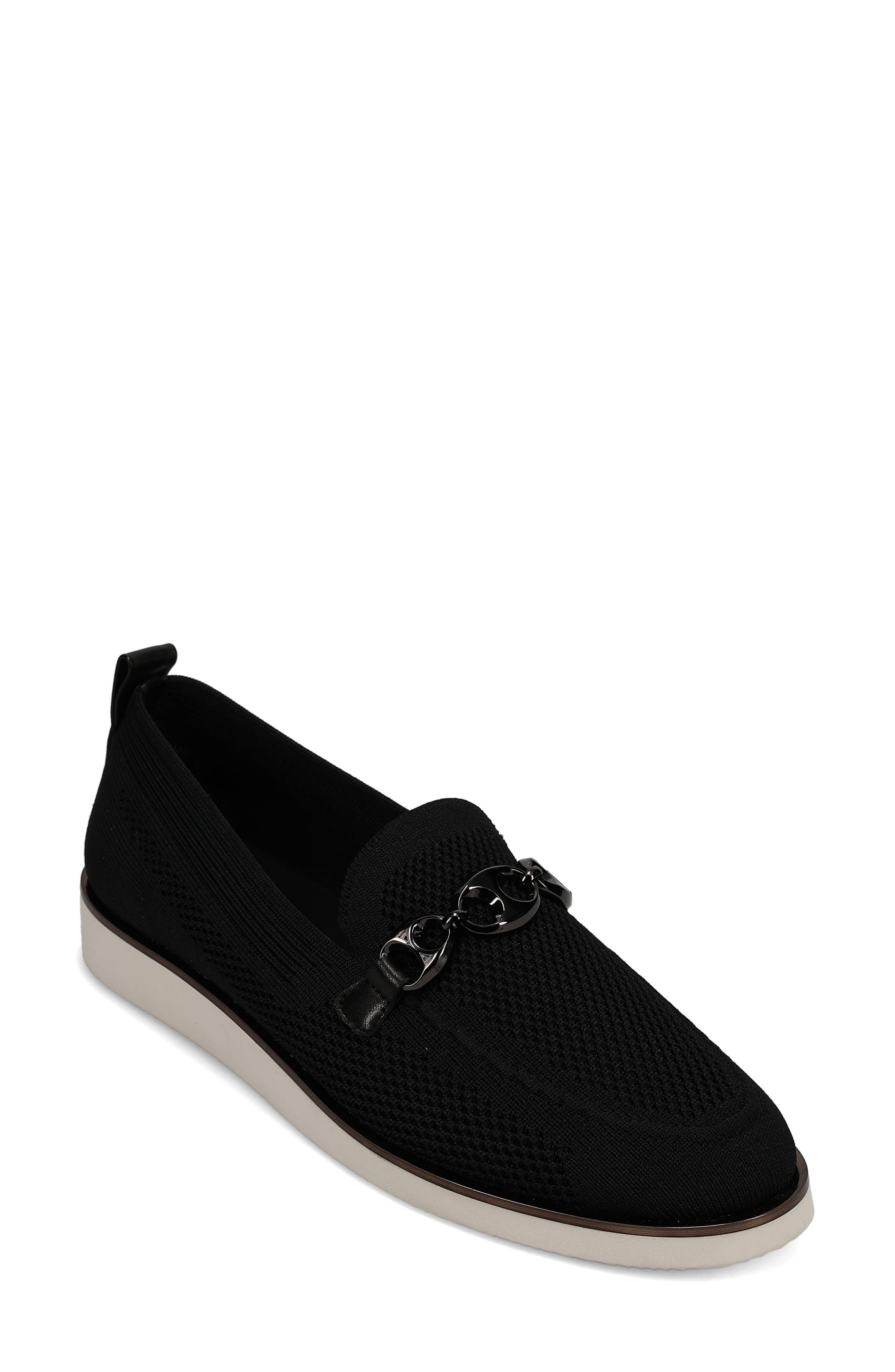 VANELi Quince Knit Loafer, Main, color, Black