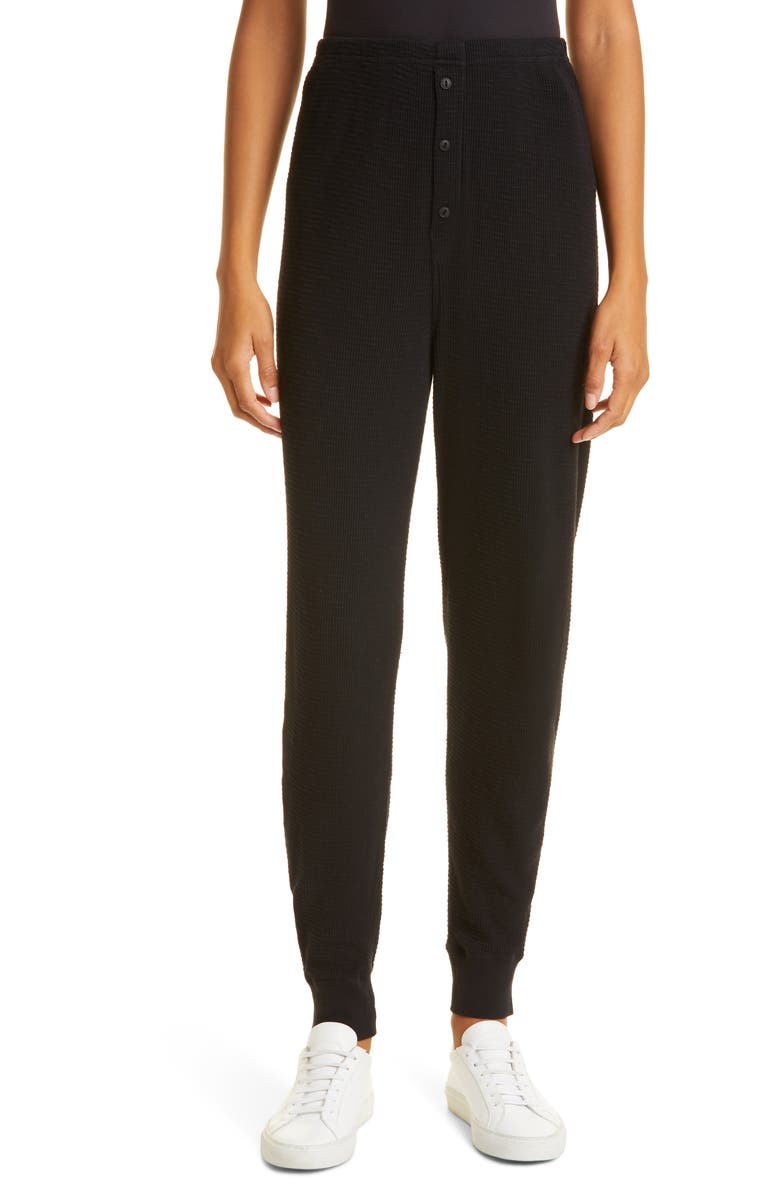 Re/Done Cotton Thermal Joggers, Main, color, 