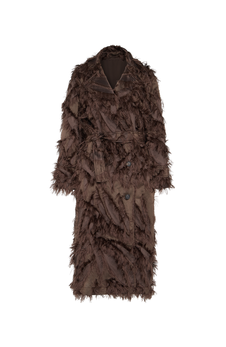 Brunello Cucinelli Dracaena fil coupé coat, Main, color, 