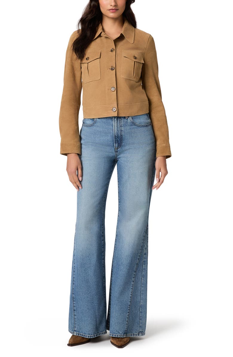 PAIGE Callie Inset Flare Jeans, Alternate, color, Elysian