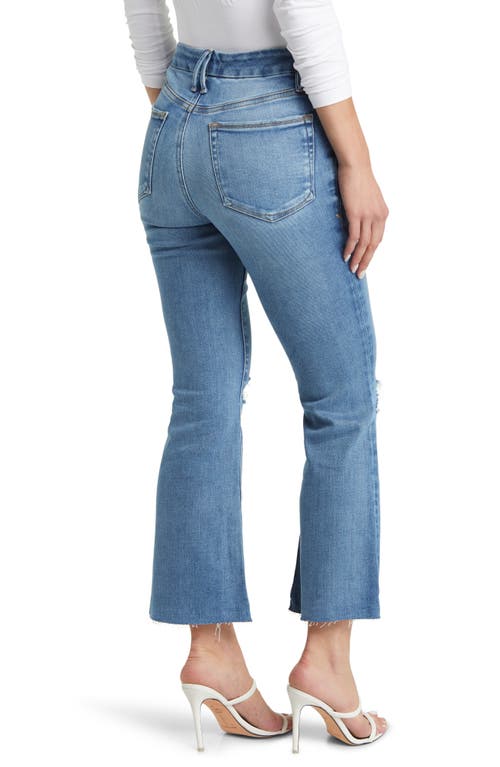Good American Good Legs Crop Mini Bootcut Jeans In Indigo521