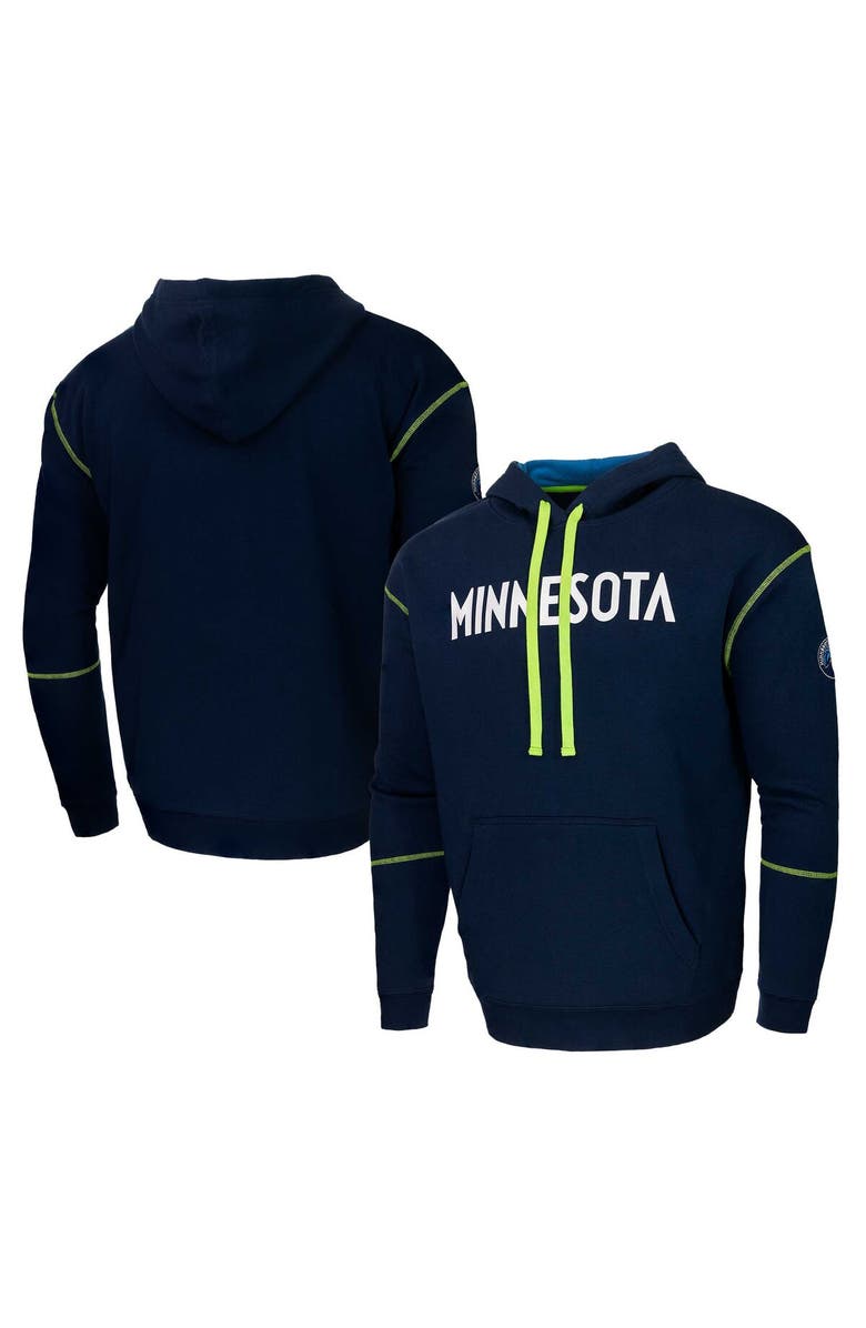 Stadium Essentials Unisex Navy Stadium Essentials Minnesota Timberwolves Monument Pullover Hoodie, Main, color,