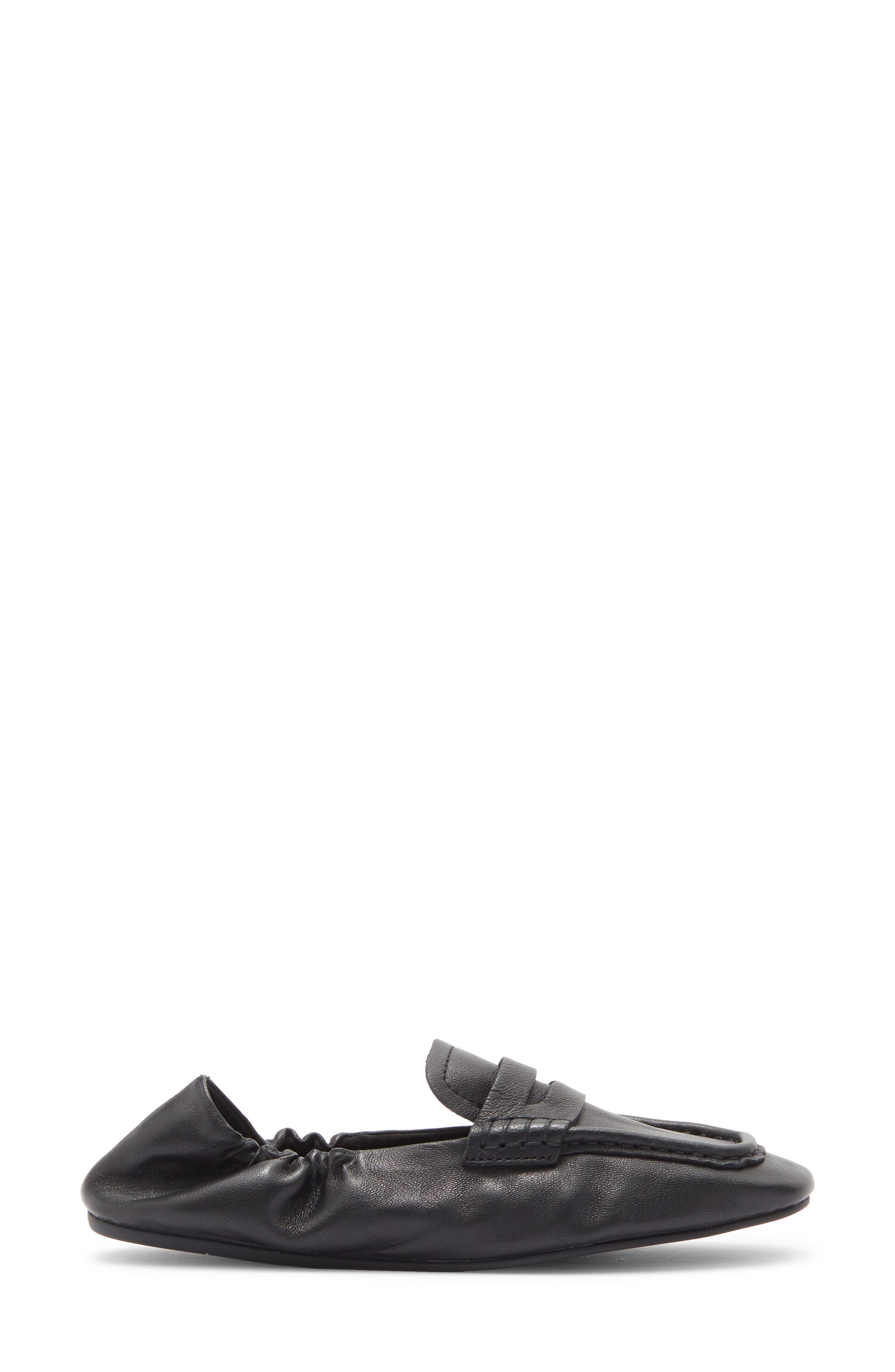 Steve Madden Eurry Penny Loafer, Alternate, color, Black Leather