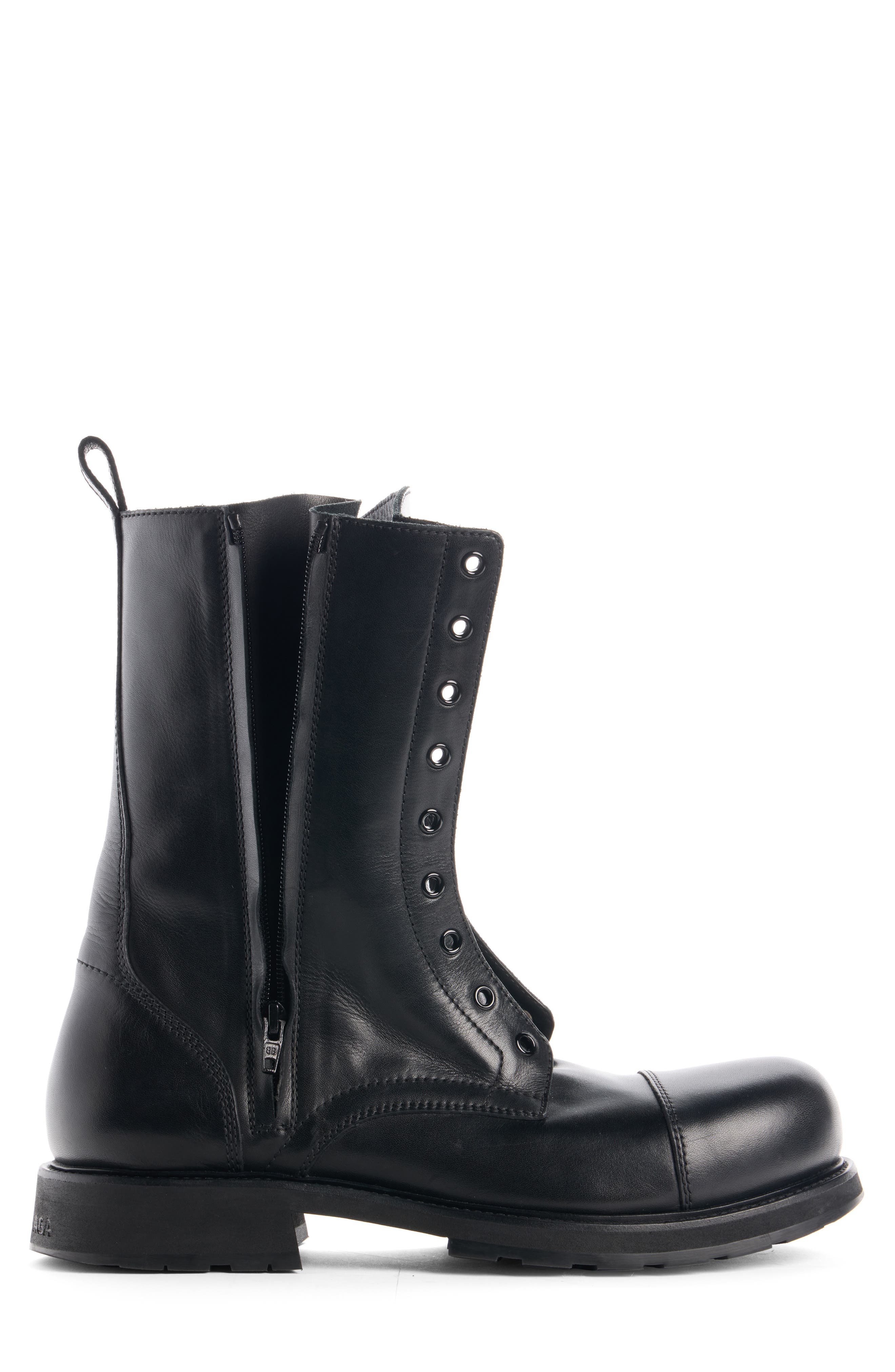 Balenciaga Truck Combat Boot, Alternate, color, 1000 Black