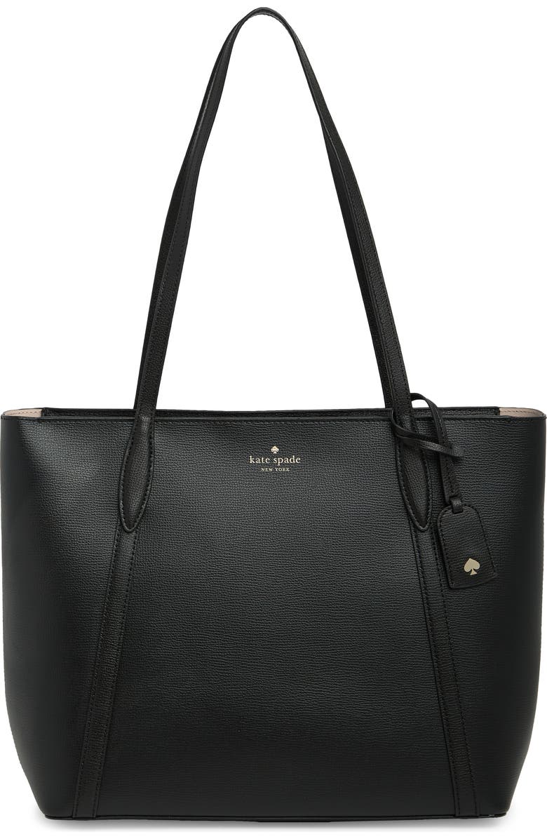 Kate Spade New York cara tote bag, Main, color, Black