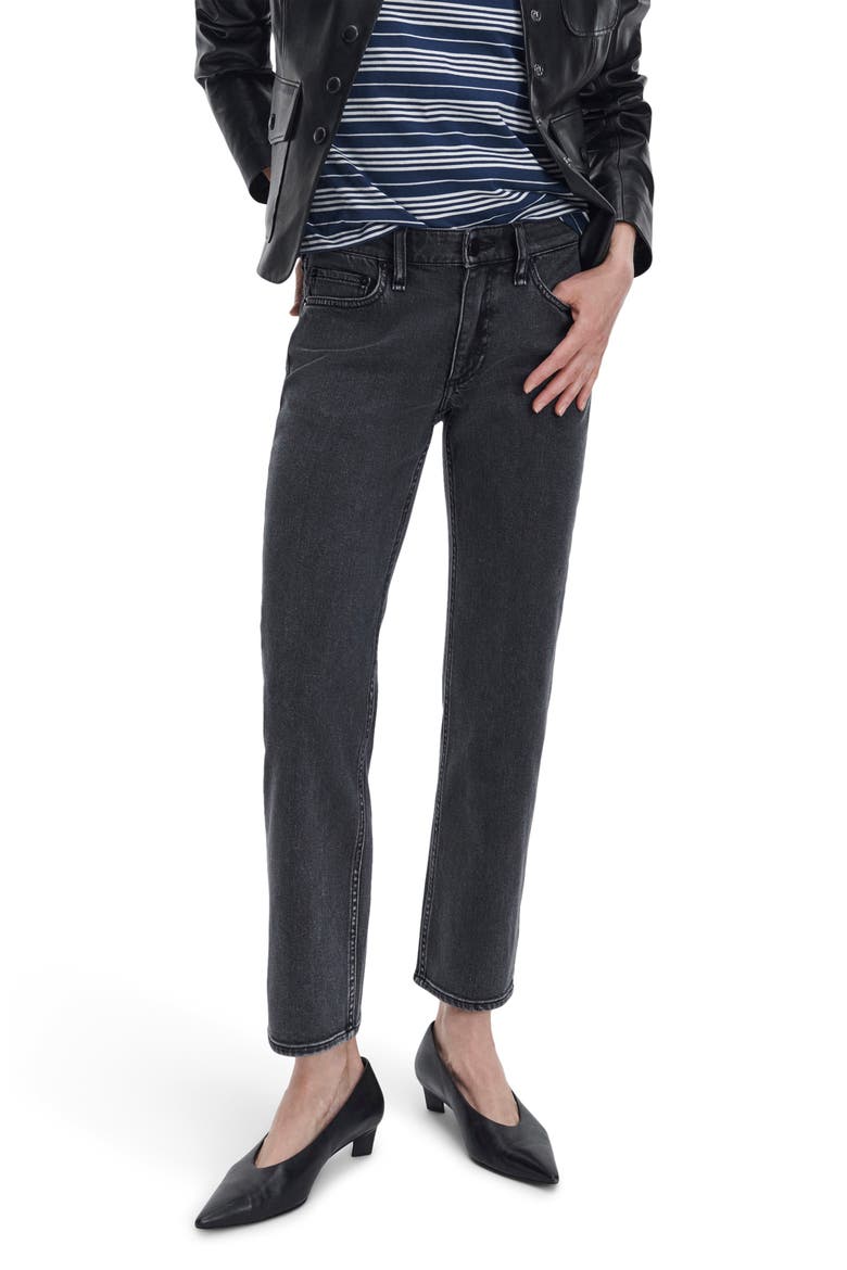 Harlow Low Rise Ankle Straight Leg Jeans, Main, color, ANGELA