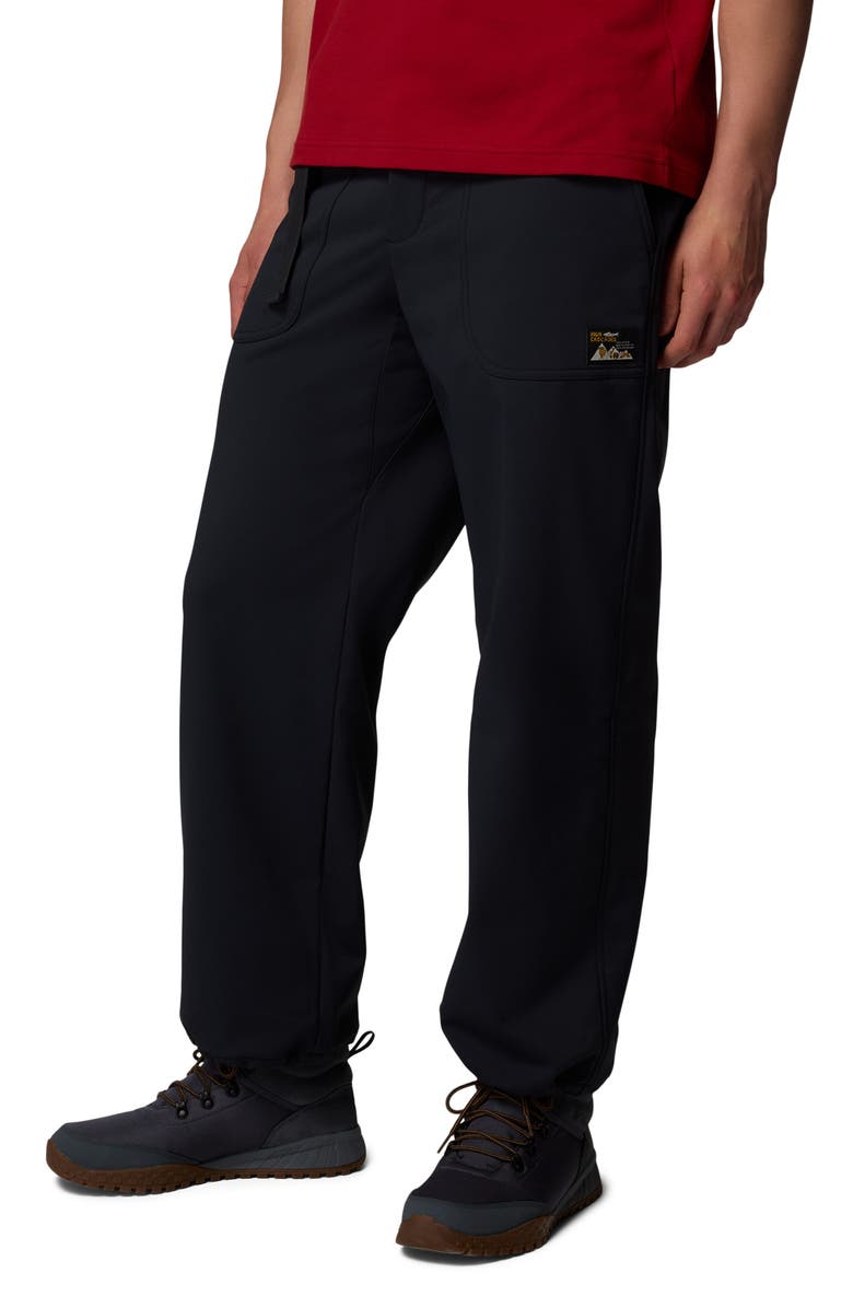Columbia High Cascades Water Repellent Pants, Alternate, color, Black 010