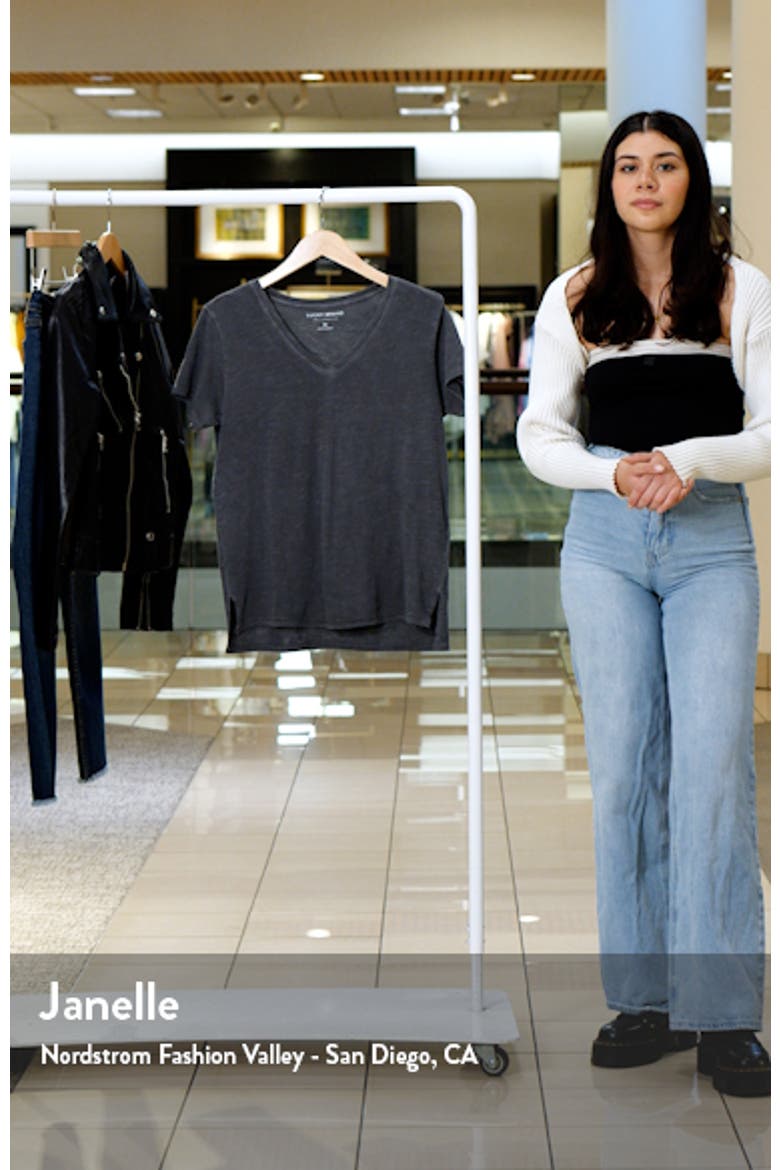 Classic V-Neck Cotton Blend T-Shirt video