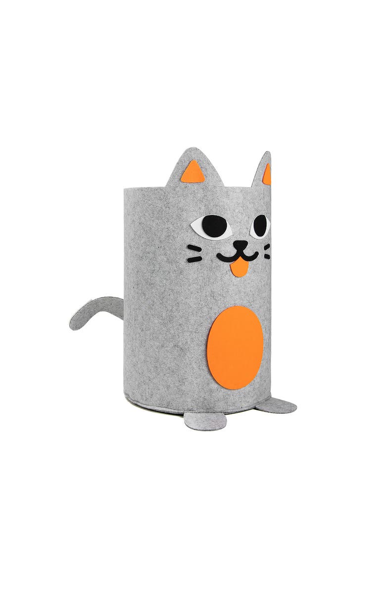 OMY Tidy Bag Cat, Main, color, Grey
