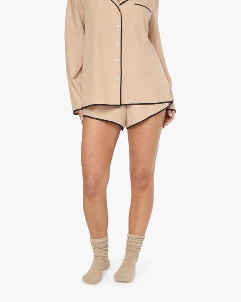 Classic Piping Pajama Short