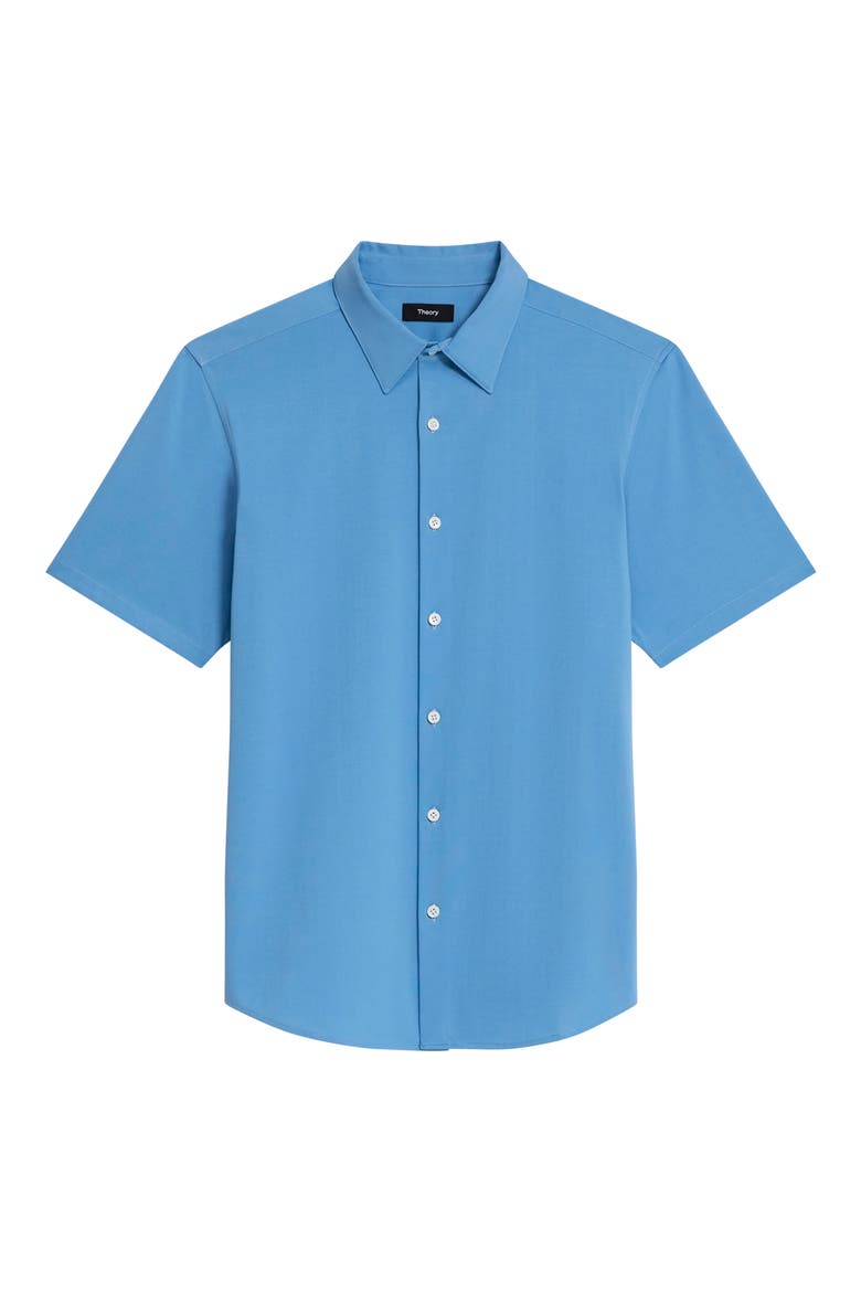 Irving Short Sleeve Button-Up Shirt, Alternate, color, POWDER BLUE