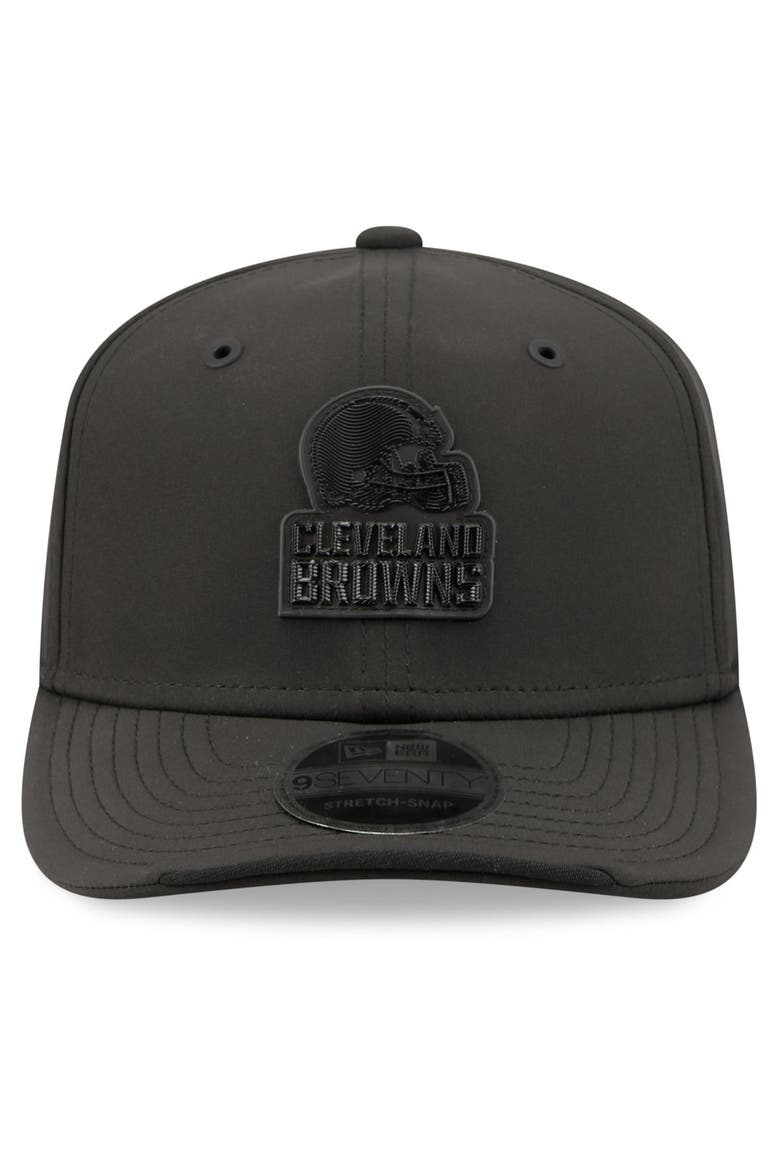 Men's New Era Black Cleveland Browns 2026 Sideline 9SEVENTY Adjustable Hat, Alternate, color, Black