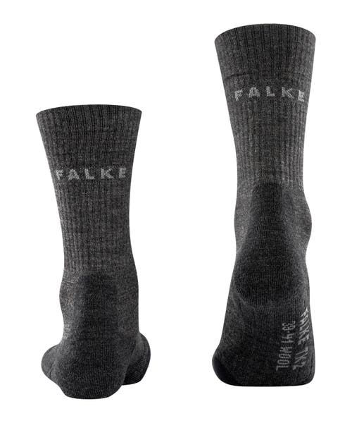 Falke Tk2 Explore Wool Hiking Socks In Black