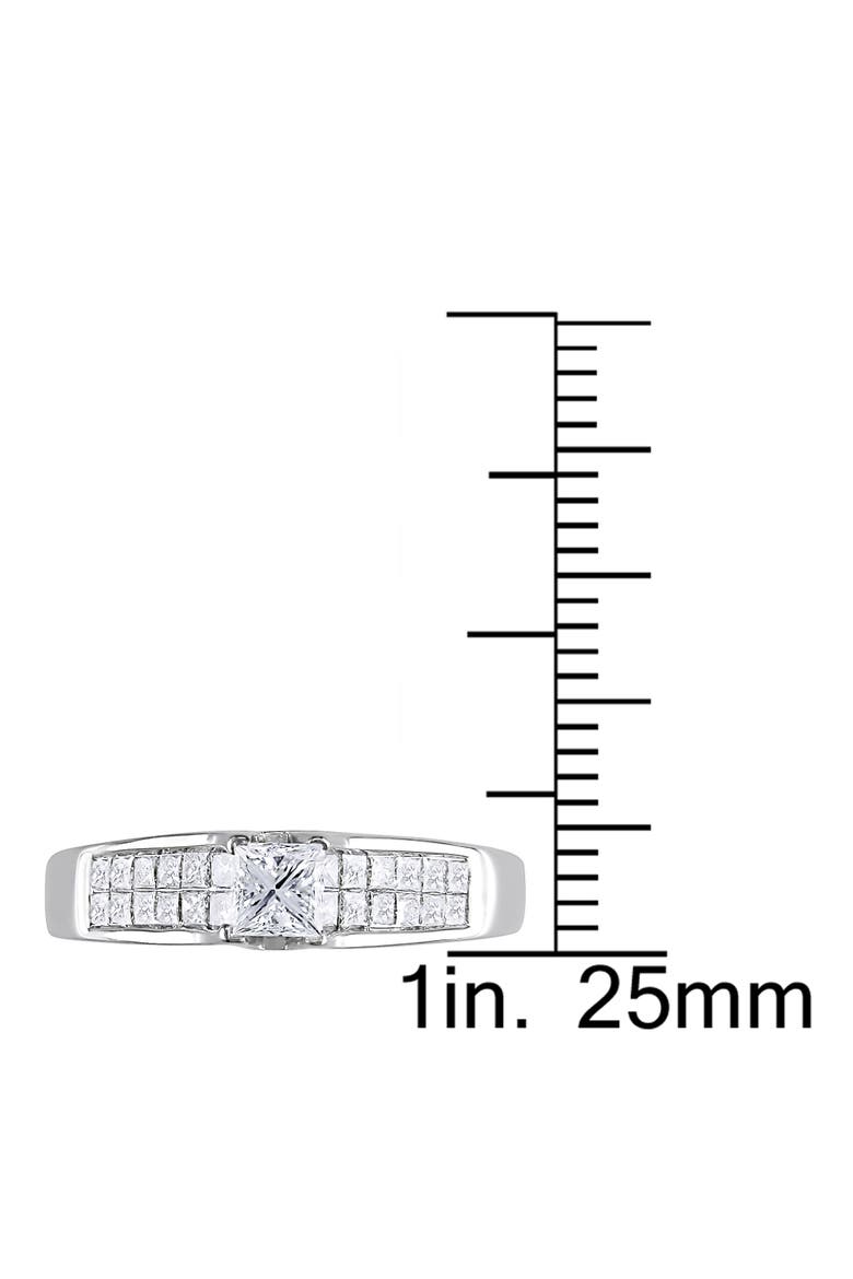 Diamond Solitaire Engagement Ring 18k, Alternate, color, 18k White Gold