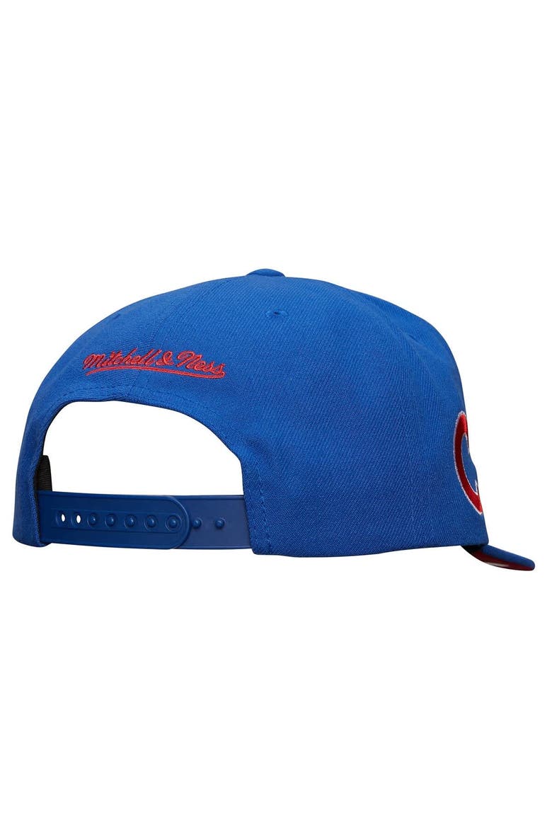 Men's Mitchell & Ness Royal Chicago Cubs Team Tagged Snapback Hat, Alternate, color, Royal