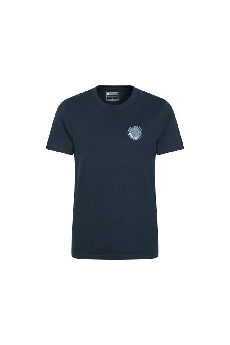 Edinburgh Tree Ring Natural T-Shirt, Main, color, Dark Blue
