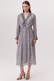 Exquise Katy Pleated Tie Waist V