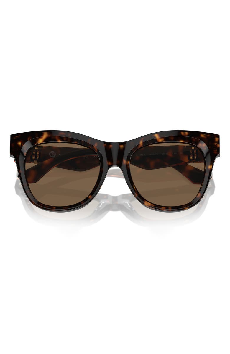 Burberry Evolution 54mm Cat Eye Sunglasses, Alternate, color, Dark Havana