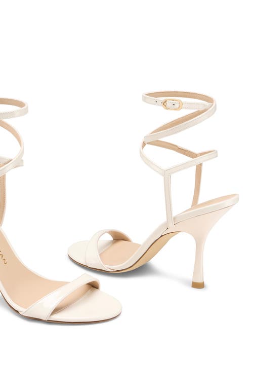 Stuart Weitzman Nudist Wrap Sandal In White