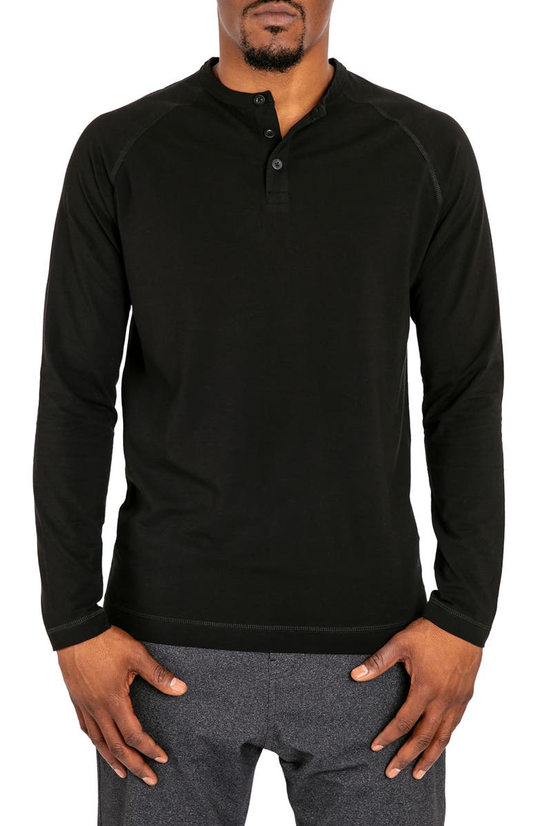 Public Rec Go-To Long Sleeve Performance Henley T-Shirt, Main, color, 