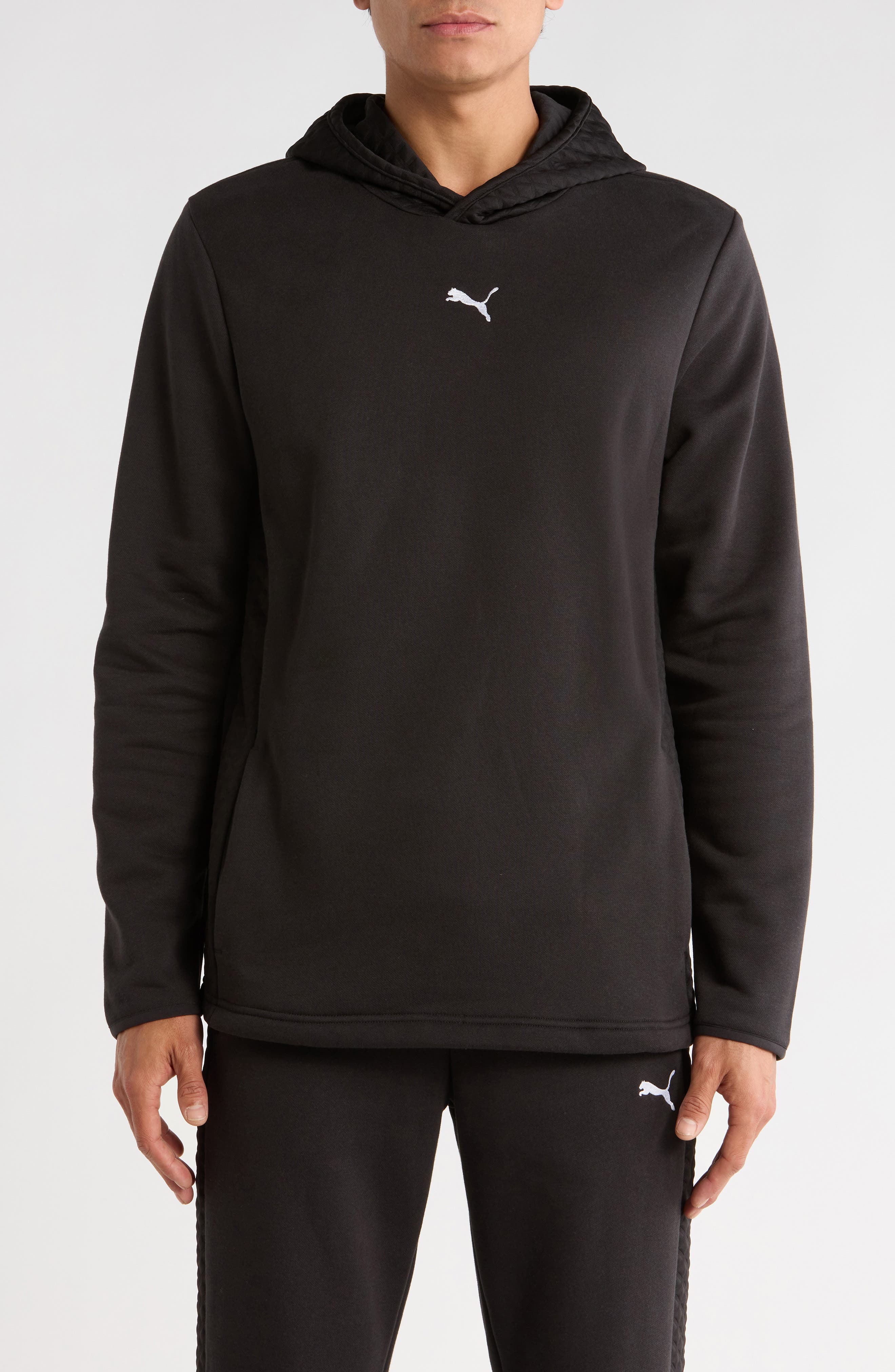 PUMA Logo Embroidered Hoodie